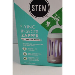 STEM Rechargeable Portable Indoor Outdoor Insect Zapper Lamp UV Light Gray